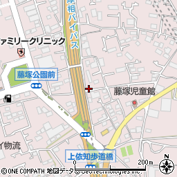 神奈川県厚木市上依知1212-7周辺の地図