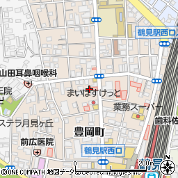〒230-0062 神奈川県横浜市鶴見区豊岡町の地図