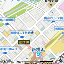 新横浜　障害年金相談センター周辺の地図