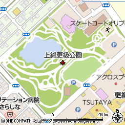 市原市総合公園（上総更級公園）周辺の地図