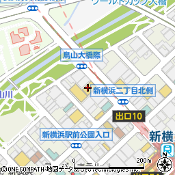 ウインズ新横浜周辺の地図