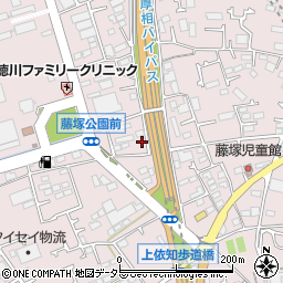 神奈川県厚木市上依知1216周辺の地図