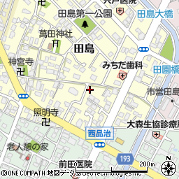 鳥取県鳥取市田島445周辺の地図