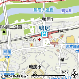 湘南ゼミナール　個別指導コース・鴨居周辺の地図