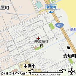 鳥取県境港市麦垣町30周辺の地図