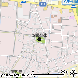 鳥取県鳥取市安長318周辺の地図