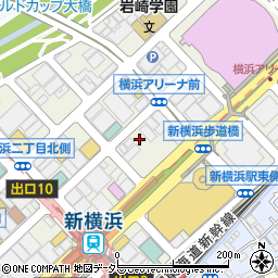 タイムズ新横浜第３８駐車場周辺の地図