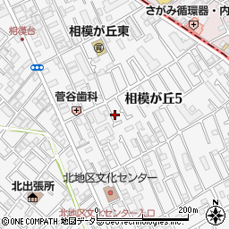 神奈川県座間市相模が丘5丁目28周辺の地図