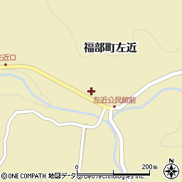 鳥取県鳥取市福部町左近139周辺の地図