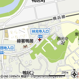 林光寺前周辺の地図
