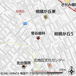 菅谷歯科医院周辺の地図