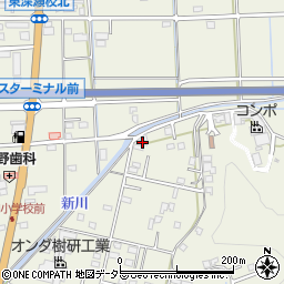 岐阜県山県市東深瀬720周辺の地図