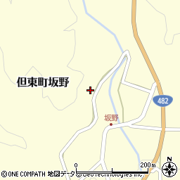 兵庫県豊岡市但東町坂野174周辺の地図