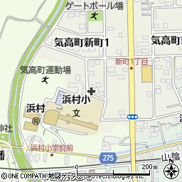 鳥取県鳥取市気高町新町1丁目91周辺の地図