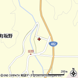 兵庫県豊岡市但東町坂野394周辺の地図