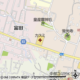 千葉県大網白里市柿餅117-1周辺の地図