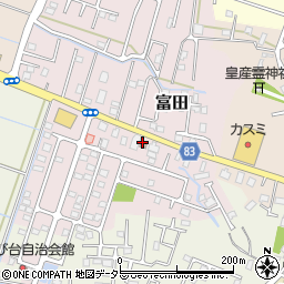 増穂郵便局周辺の地図