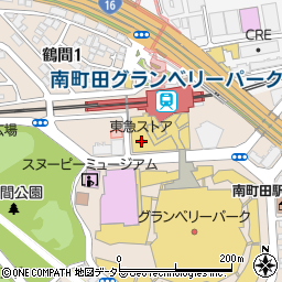 東急ストア南町田店周辺の地図