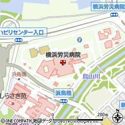 ファミリーマート横浜労災病院店周辺の地図