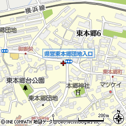 ケアホーム東本郷周辺の地図