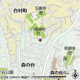 神奈川県横浜市緑区森の台30周辺の地図