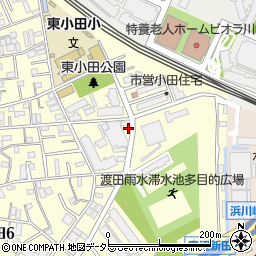 ユアーズパーキング小田第１駐車場周辺の地図