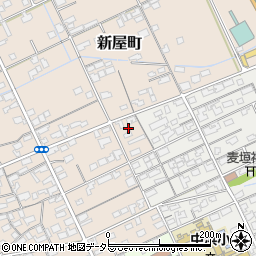 鳥取県境港市新屋町81周辺の地図