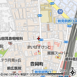 キッチンオリジン　鶴見西口店周辺の地図
