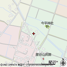 千葉県大網白里市星谷190周辺の地図