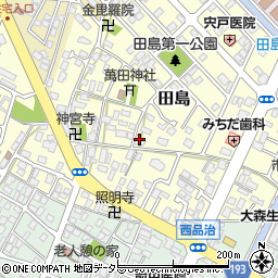 鳥取県鳥取市田島422周辺の地図
