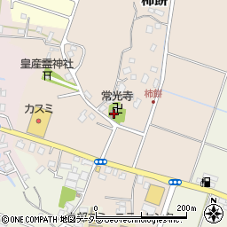 千葉県大網白里市柿餅384周辺の地図
