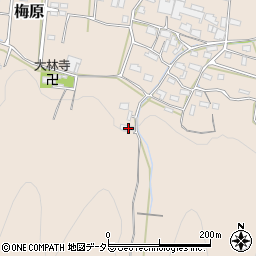 岐阜県山県市梅原901周辺の地図