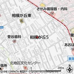 神奈川県座間市相模が丘5丁目24周辺の地図