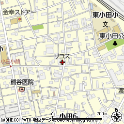 みんなのイチバ川崎小田店周辺の地図