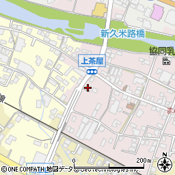 中日新聞鼎専売所周辺の地図