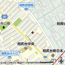 相武台団地第2公園周辺の地図