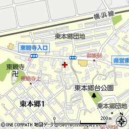 東本郷訪問看護ステーション周辺の地図