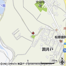 潤井戸公園周辺の地図