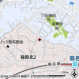 サニーフラット菊名周辺の地図