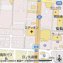 エディオン新鳥取本店周辺の地図