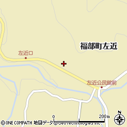 鳥取県鳥取市福部町左近14周辺の地図