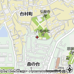 神奈川県横浜市緑区森の台31周辺の地図