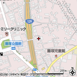 神奈川県厚木市上依知1210-1周辺の地図