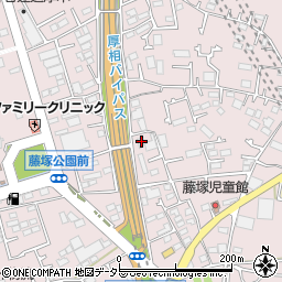 神奈川県厚木市上依知1210-2周辺の地図