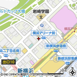 シュラスコレストラン ビア＆バイキングALEGRIA 新横浜周辺の地図