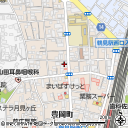 横浜信用金庫鶴見支店周辺の地図