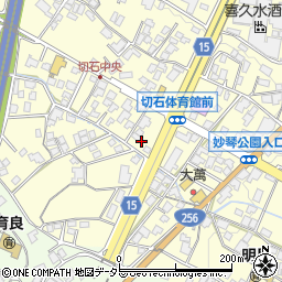 長野県飯田市鼎切石周辺の地図