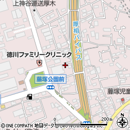 神奈川県厚木市上依知1207-14周辺の地図