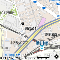 川崎ファクトリー周辺の地図