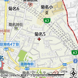 梅津方アパート周辺の地図